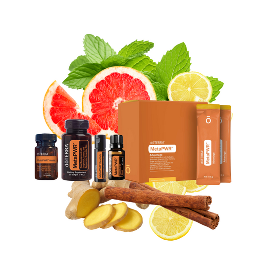 MetaPWR von doTERRA – eine ätherische Öl-Mischung, die speziell entwickelt wurde, um das Wohlbefinden, den Stoffwechsel ein gesundes Körpergewicht zu fördern